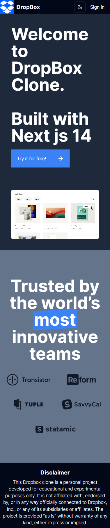 DropBox Clone